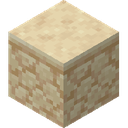 Sandstone Stairs.png: Inventory sprite for Sandstone Stairs in Minecraft as shown in-game linking to Sandstone Stairs with description: Sandstone Stairs