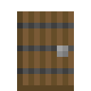 Spruce Door.png: Inventory sprite for Spruce Door in Minecraft as shown in-game