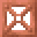 Waxed Copper Trapdoor.png: Inventory sprite for Waxed Copper Trapdoor in Minecraft as shown in-game linking to Waxed Copper Trapdoor with description: Waxed Copper Trapdoor