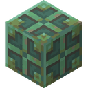Weathered Copper Bulb.png: Inventory sprite for Weathered Copper Bulb in Minecraft as shown in-game linking to Weathered Copper Bulb with description: Weathered Copper Bulb