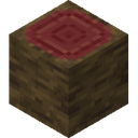 Mangrove Log.png: Inventory sprite for Mangrove Log in Minecraft as shown in-game linking to Mangrove Log with description: Mangrove Log