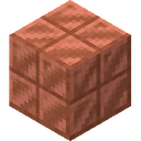 Waxed Cut Copper Stairs.png: Inventory sprite for Waxed Cut Copper Stairs in Minecraft as shown in-game