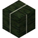Dried Kelp Block.png: Inventory sprite for Dried Kelp Block in Minecraft as shown in-game linking to Dried Kelp Block with description: Dried Kelp Block