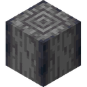 Polished Basalt.png: Inventory sprite for Polished Basalt in Minecraft as shown in-game linking to Polished Basalt with description: Polished Basalt