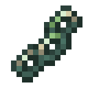 Waxed Weathered Copper Chain.png: Inventory sprite for Waxed Weathered Copper Chain in Minecraft as shown in-game
