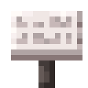 Pale Oak Sign.png: Inventory sprite for Pale Oak Sign in Minecraft as shown in-game
