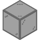 Black Stained Glass.png: Inventory sprite for Black Stained Glass in Minecraft as shown in-game linking to Black Stained Glass with description: Black Stained Glass