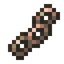 Waxed Exposed Copper Chain.png: Inventory sprite for Waxed Exposed Copper Chain in Minecraft as shown in-game