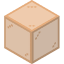Orange Stained Glass.png: Inventory sprite for Orange Stained Glass in Minecraft as shown in-game linking to Orange Stained Glass with description: Orange Stained Glass