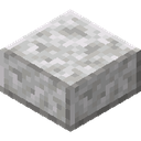Polished Diorite Slab.png: Inventory sprite for Polished Diorite Slab in Minecraft as shown in-game