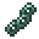 Waxed Oxidized Copper Chain.png: Inventory sprite for Waxed Oxidized Copper Chain in Minecraft as shown in-game