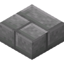 Stone Brick Slab.png: Inventory sprite for Stone Brick Slab in Minecraft as shown in-game linking to Stone Brick Slab with description: Stone Brick Slab