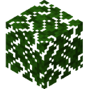 Dark Oak Leaves.png: Inventory sprite for Dark Oak Leaves in Minecraft as shown in-game linking to Dark Oak Leaves with description: Dark Oak Leaves