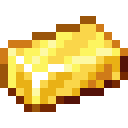 Gold Ingot.png: Inventory sprite for Gold Ingot in Minecraft as shown in-game linking to Gold Ingot with description: Gold Ingot