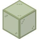 Green Stained Glass.png: Inventory sprite for Green Stained Glass in Minecraft as shown in-game linking to Green Stained Glass with description: Green Stained Glass