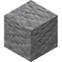 Andesite Wall.png: Inventory sprite for Andesite Wall in Minecraft as shown in-game linking to Andesite Wall with description: Andesite Wall