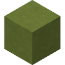 Lime Terracotta.png: Inventory sprite for Lime Terracotta in Minecraft as shown in-game linking to Lime Terracotta with description: Lime Terracotta