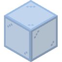 Light Blue Stained Glass.png: Inventory sprite for Light Blue Stained Glass in Minecraft as shown in-game linking to Light Blue Stained Glass with description: Light Blue Stained Glass