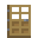 Oak Door.png: Inventory sprite for Oak Door in Minecraft as shown in-game