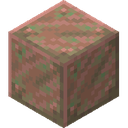 Exposed Copper.png: Inventory sprite for Exposed Copper in Minecraft as shown in-game linking to Exposed Copper with description: Exposed Copper
