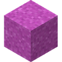 Magenta Concrete Powder.png: Inventory sprite for Magenta Concrete Powder in Minecraft as shown in-game linking to Magenta Concrete Powder with description: Magenta Concrete Powder