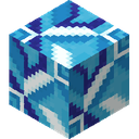 Light Blue Glazed Terracotta.png: Inventory sprite for Light Blue Glazed Terracotta in Minecraft as shown in-game linking to Light Blue Glazed Terracotta with description: Light Blue Glazed Terracotta