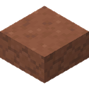 Red Sandstone Slab.png: Inventory sprite for Red Sandstone Slab in Minecraft as shown in-game linking to Red Sandstone Slab with description: Red Sandstone Slab
