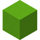 Lime Concrete.png: Inventory sprite for Lime Concrete in Minecraft as shown in-game linking to Lime Concrete with description: Lime Concrete