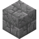 Cracked Stone Bricks.png: Inventory sprite for Cracked Stone Bricks in Minecraft as shown in-game linking to Cracked Stone Bricks with description: Cracked Stone Bricks