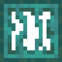 Warped Trapdoor.png: Inventory sprite for Warped Trapdoor in Minecraft as shown in-game