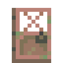 Exposed Copper Door.png: Inventory sprite for Exposed Copper Door in Minecraft as shown in-game linking to Exposed Copper Door with description: Exposed Copper Door