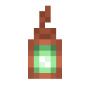 Waxed Copper Lantern.png: Inventory sprite for Waxed Copper Lantern in Minecraft as shown in-game linking to Waxed Copper Lantern with description: Waxed Copper Lantern