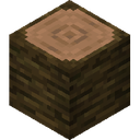 Jungle Log.png: Inventory sprite for Jungle Log in Minecraft as shown in-game linking to Jungle Log with description: Jungle Log