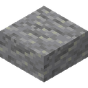 Andesite Slab.png: Inventory sprite for Andesite Slab in Minecraft as shown in-game with description: Andesite Slab