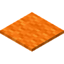 Orange Carpet.png: Inventory sprite for Orange Carpet in Minecraft as shown in-game linking to Orange Carpet with description: Orange Carpet
