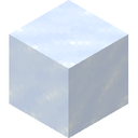 Ice.png: Inventory sprite for Ice in Minecraft as shown in-game linking to Ice with description: Ice