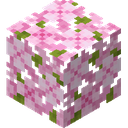 Cherry Leaves.png: Inventory sprite for Cherry Leaves in Minecraft as shown in-game linking to Cherry Leaves with description: Cherry Leaves