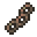 Exposed Copper Chain.png: Inventory sprite for Exposed Copper Chain in Minecraft as shown in-game linking to Exposed Copper Chain with description: Exposed Copper Chain