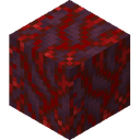 Crimson Hyphae.png: Inventory sprite for Crimson Hyphae in Minecraft as shown in-game linking to Crimson Hyphae with description: Crimson Hyphae