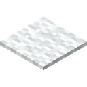 White Carpet.png: Inventory sprite for White Carpet in Minecraft as shown in-game linking to White Carpet with description: White Carpet