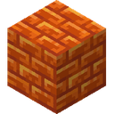 Resin Brick Wall.png: Inventory sprite for Resin Brick Wall in Minecraft as shown in-game linking to Resin Brick Wall with description: Resin Brick Wall
