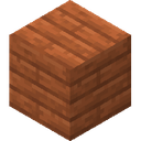 Acacia Stairs.png: Inventory sprite for Acacia Stairs in Minecraft as shown in-game