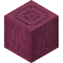 Stripped Crimson Stem.png: Inventory sprite for Stripped Crimson Stem in Minecraft as shown in-game linking to Stripped Crimson Stem with description: Stripped Crimson Stem