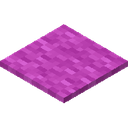 Magenta Carpet.png: Inventory sprite for Magenta Carpet in Minecraft as shown in-game linking to Magenta Carpet with description: Magenta Carpet