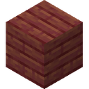 Mangrove Planks.png: Inventory sprite for Mangrove Planks in Minecraft as shown in-game linking to Mangrove Planks with description: Mangrove Planks