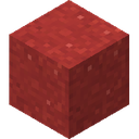 Red Concrete Powder.png: Inventory sprite for Red Concrete Powder in Minecraft as shown in-game linking to Red Concrete Powder with description: Red Concrete Powder