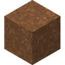 Brown Concrete Powder.png: Inventory sprite for Brown Concrete Powder in Minecraft as shown in-game linking to Brown Concrete Powder with description: Brown Concrete Powder