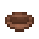 Bowl.png: Inventory sprite for Bowl in Minecraft as shown in-game with description: Bowl