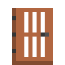 Acacia Door.png: Inventory sprite for Acacia Door in Minecraft as shown in-game