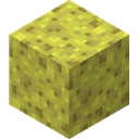 Sponge.png: Inventory sprite for Sponge in Minecraft as shown in-game linking to Sponge with description: Sponge